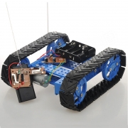 아두이노 스마트 탱크 프레임 V8 / Tracked Tank Car Robot Kit With Remote Control Smart Robot For Arduino RC Model