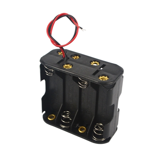 배터리 홀더 8구 / 4 x 2 AA 12 Volt Battery Clip Slot Storage Holder Box Case