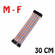 듀폰 케이블 M - F 30cm / Male to Female Dupont Line 40 Pin 30cm