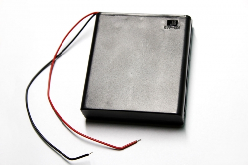 배터리 홀더 4 x AA 스위치 / 4 x AA 6 Volt Battery Clip Slot Storage Holder Switch Box Case